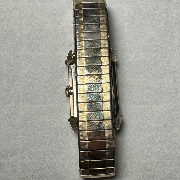 Vintage Longines Tank Style 10K Gold Filled Watch Original Box Running Swiss - Picture 12 of 13